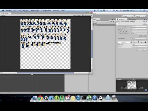 Unity 4.3 2Dスプライトアニメーション (Unity 4.3 2D Sprite Animation)
