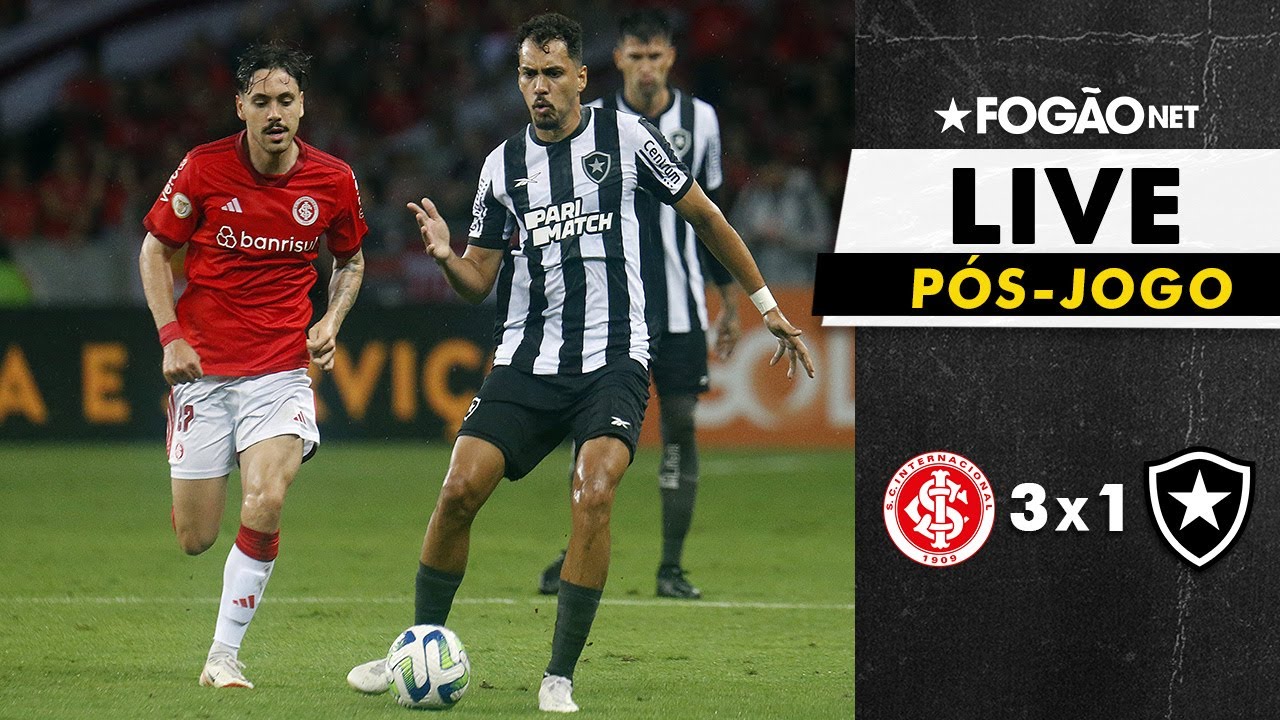 LIVE | Pós-jogo e repercussão da derrota melancólica do Botafogo para o Internacional para fechar o Brasileirão-2023