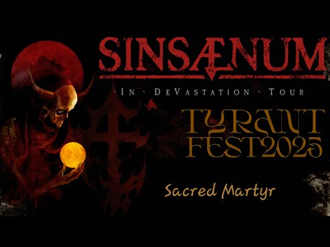 SINSAENUM - Sacred Martyr - @tyrantfest5962 live @ l'Aéronef 59 Lille (fra) - 19 oct 2025