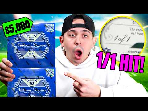 I Ripped $5,000+ Of FOTL National Treasures Football! 😱 *1/1 Hit!*