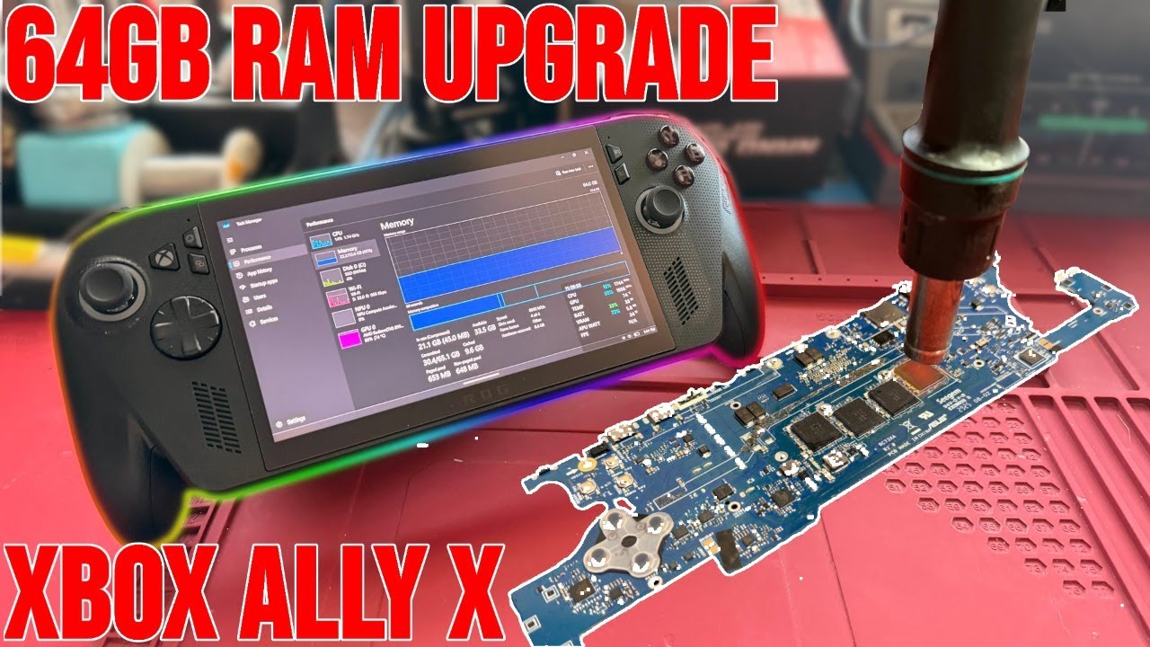 ASUS ROG Xbox Ally X 64GB RAM Upgrade - YouTube