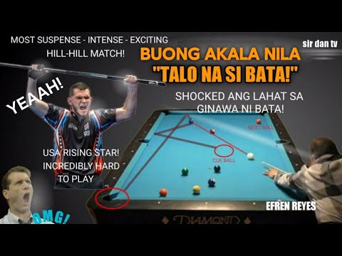 ☺️AKALA NG LAHAT TALO NA SI EFREN BATA!😲SHOCKED AT GULAT ANG LAHAT SA GINAWANG MAGIC SHOT NI BATA!💪💪