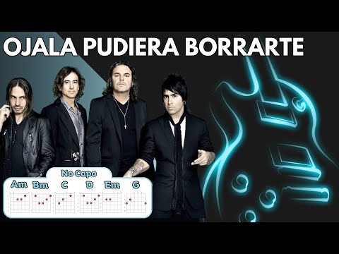 Maná - Ojala Pudiera Borrarte - Letras y Acordes