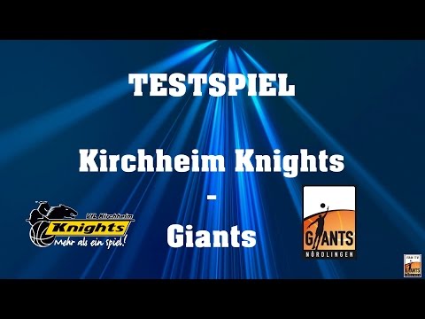 Testspiel Kirchheim Knights - Giants 17.09.2016