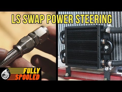 Lexus SC400 Drift Build. Ep.42 - LS Swap Power Steering Cooler and Lines Install