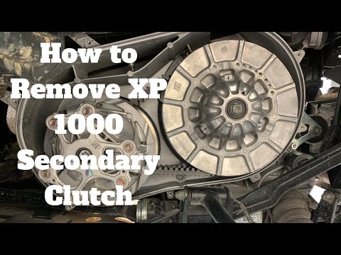 How to remove the secondary clutch on a Polaris Ranger XP 1000 NBS model
