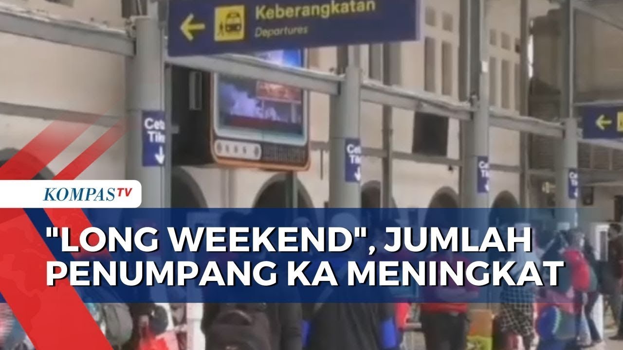 Jumlah Penumpang Kereta Api Jarak Jauh Naik saat Long Weekend