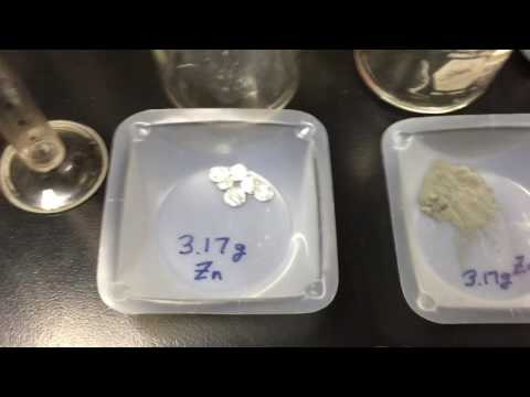 Factors That Affect Reaction Rate (Demonstrations)