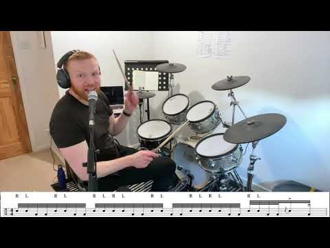 Drum Fill Of The Week 22/01/2021 - Linear Fill/Great Hand and Foot Warm-Up!