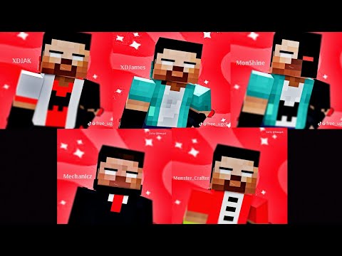 Herobrin brothers XDJames mechanicz monshiiee monster crafters #minecraft #video #edit #herobrine