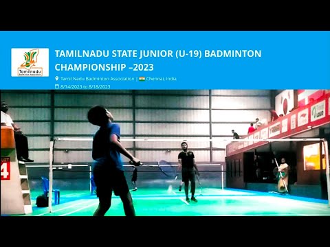 TAMIL NADU STATE JUNIOR  (U-19) BADMINTON CHAMPIONSHIP -2023