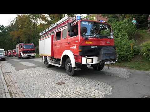 Festumzug 100 Jahre Liebschwitzer Feuerwehr