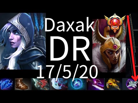 daxak Drow Ranger vs Slark, Batrider, Beastmaster, Rubick, Nyx - dota2
