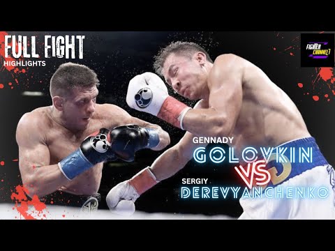 ASMR boxing | Gennady Golovkin vs Sergiy Derevyanchenko | full fight HD | Fight Highlights 4K