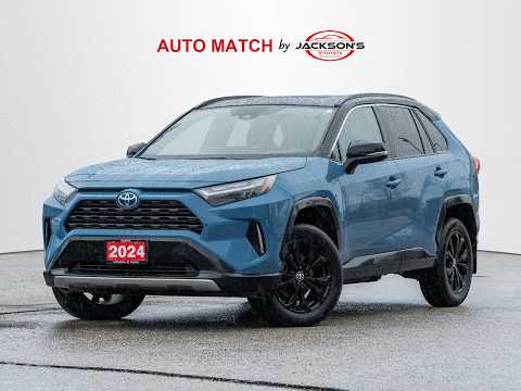 2024 Toyota RAV4 Hybrid XSE AWD in Blue for sale at Jackson's Toyota in Barrie, ON