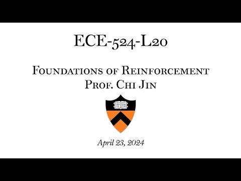 Lecture 20: Foundations of Reinforcement Learning: Multiplayer General-Sum Games