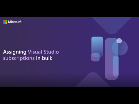 Assigning Visual Studio subscriptions in bulk