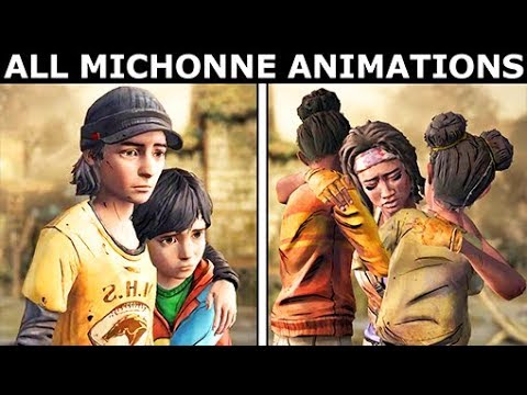 All Michonne Animations, Voices & Outfits - The Walking Dead: The Telltale Definitive Series