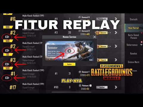Cara mengaktifkan fitur replay PUBG Mobile | Abrar Jovial