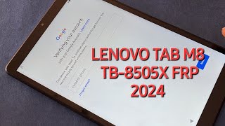 how to bypass google verification Lenovo tab m8 (TB-8505X) | Lenovo TB-8505X frp bypass 2024