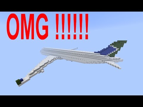 comment construire avion minecraft