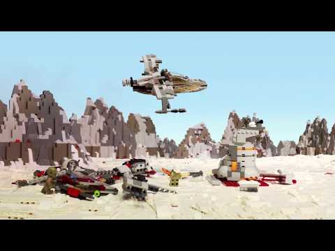 Vidéo LEGO Star Wars 75202 : Défense de Crait