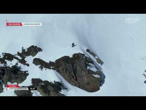La bajada de Aymar Navarro en el Freeride World Tour  de Ordino Arcalís que le ha permitido ser 4°
