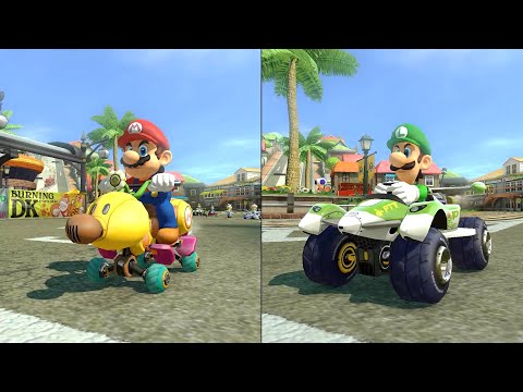 Mario Kart 8 Deluxe - 200cc Flower Cup (2 Players)