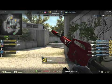 Godsent Tw1st Double Kill Through Smoke - Dreamhack Malmo 2016 - CSGO Highlights