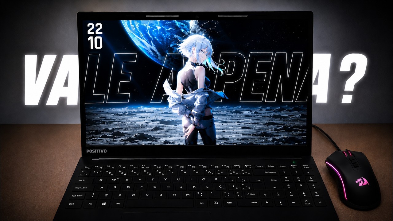 Miniatura da avaliação em vídeo de Notebook Positivo Vision i15M Intel Core i3 N300 8GB 256GB SSD 15,6'' Windows 11