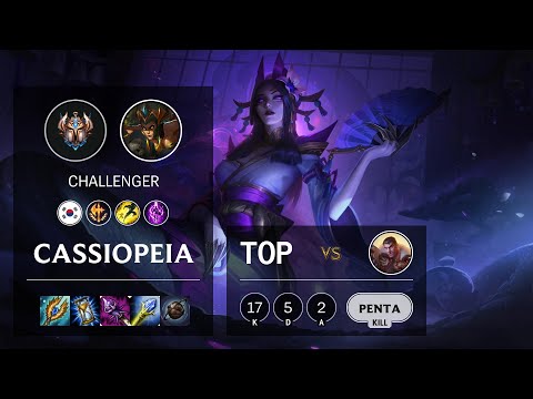 Cassiopeia Top vs Jayce - KR Challenger Patch 10.18