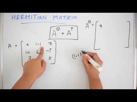 image-What is Hermitian matrix with example?