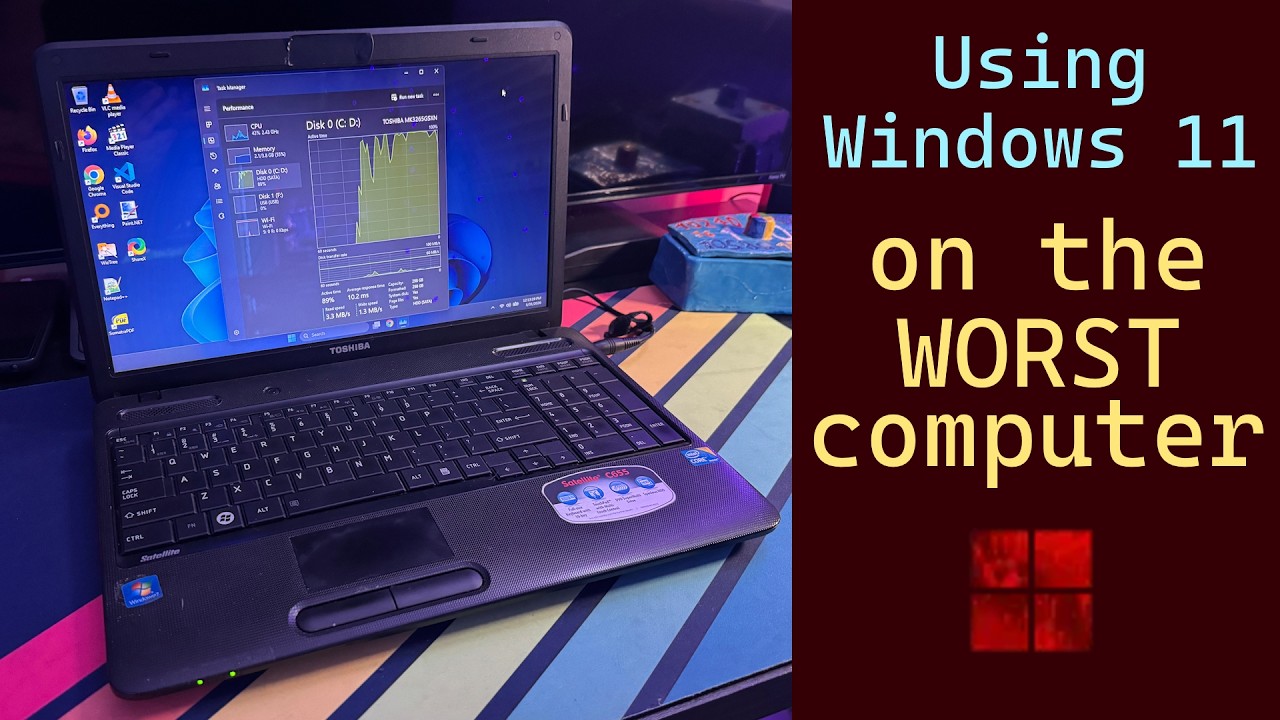 Using Windows 11 on the WORST computer I have