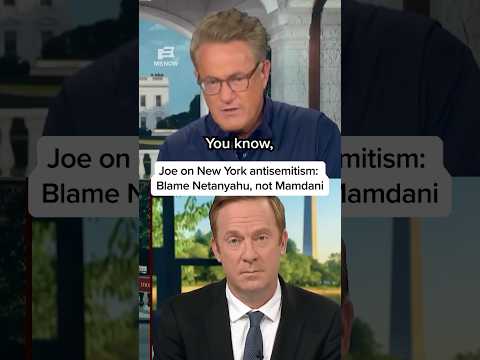 Joe on New York antisemitism: Blame Netanyahu, not Mamdani