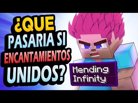 ¿Qué Pasaría Si FUSIONAMOS TODOS los ENCANTAMIENTOS en Minecraft?