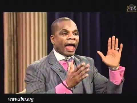 Kirk Franklin and  Steve Harvey on TBN Apr 04, 2011  Testimony