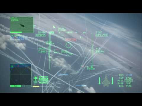 Ace Combat 6: Ace of Aces Mission 01 [F-22A -Mobius- XMA6 / F-22A -Gryphus- QAAM] (2/2)