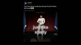 Why Did Soulja Boy Shout Out His Twitter Mid Song 💀😭 #souljaboy #shorts