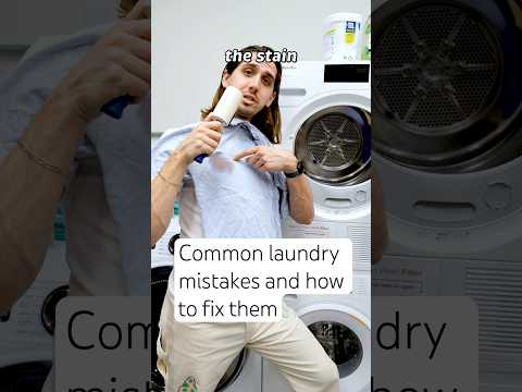 Common Laundry Mistakes (and how to fix them) #laundry