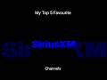 My Top 5 Favourite SiriusXm Music Channels #SiriusXm