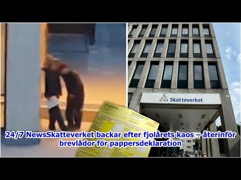 24/7 NewsSkatteverket backar efter fjolårets kaos – återinför brevlådor för pappersdeklaration