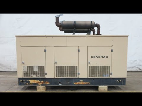 Generac SG100 100 kW natural gas generator set, 7.4L engine, 350 Hrs, Yr 1995 - CSDG Stock # 2859
