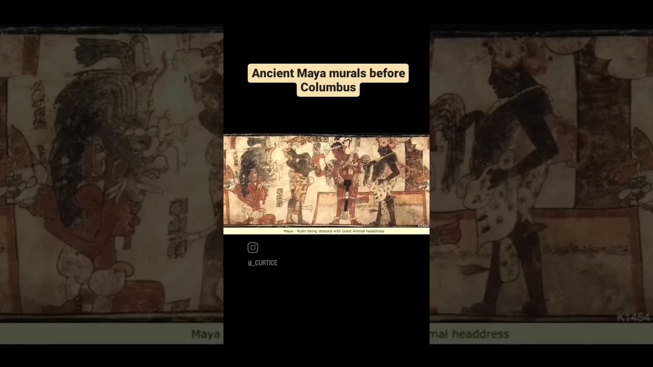 MAYAN Murals Before Columbus #nativeamerican #maya #aboriginal #blackindigenous
