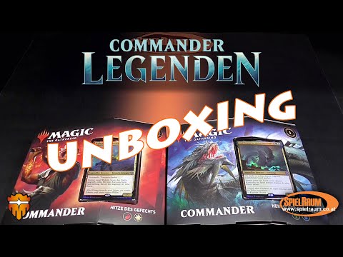Commander Legenden - Decks Unboxing - SpielRaum [DE]