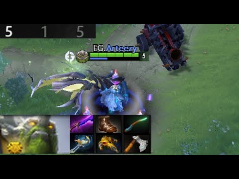 Arteezy - Tiny | Evil Geniuses vs Thunder Predator  (game 1) BO2 | The International 2021
