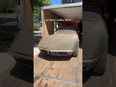 Restored Vette C3 found Garage… #shorts