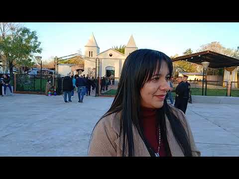 Roxana Cabrera intendente de Palmar Grande en la fiesta patronal de Lomas de Vallejos 7 de agosto/26