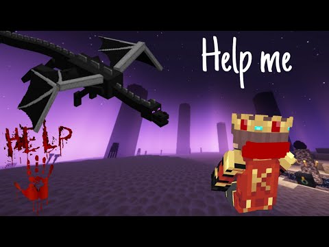 Defeating Ender Dragon w/out Krishna?! 😱 | Minecraft Survival
