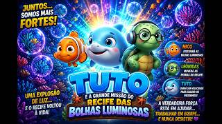 Desenho Infantil: TUTO E O RECIFE DAS BOLHAS LUMINOSAS ✨ | Aprendendo a Trabalhar em Equipe |