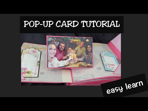 How to make POP-UP CARD tutorial || Photo card ||